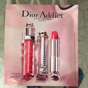 - Dior Addict mini lip gloss and lipstick